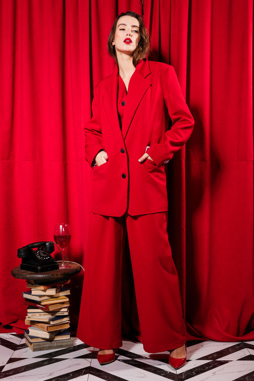 Жакет NIKVA н440-Р алый  фото 2