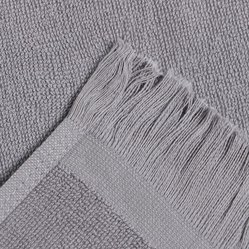 Полотенце махровое Love Life Fringe, 50х90 см, цвет серый, 100% хлопок, 380 гр/м2 - Lovelife фото 4