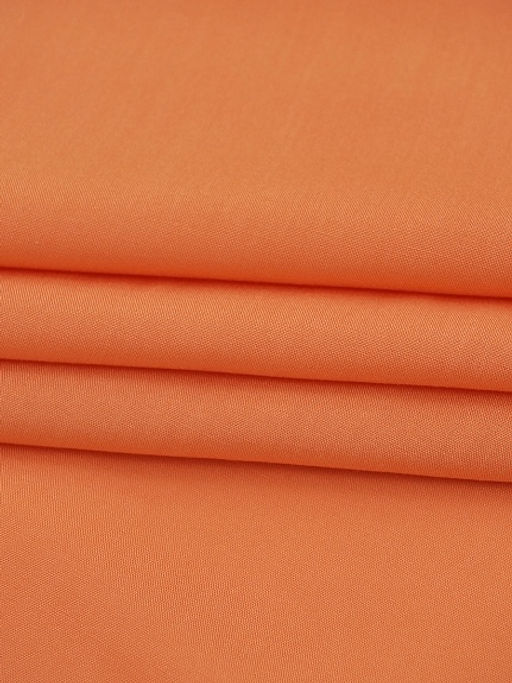 Штапель цв.Оранжевый, ш.1.45м, вискоза-100%, 110гр/м.кв - Купава фото 2