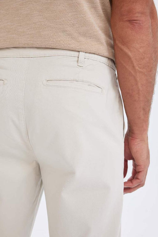 Зауженные брюки-чинос из парусины с карманами - Defacto фото 10