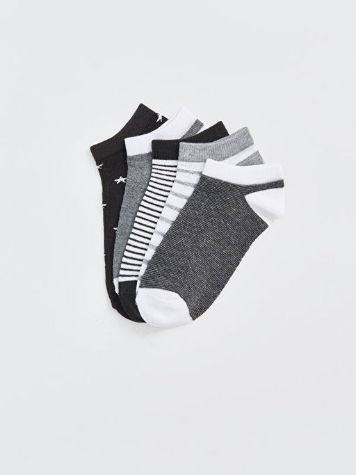 ?izgili Erkek ?ocuk Patik ?orap 5li - Waikiki фото 2