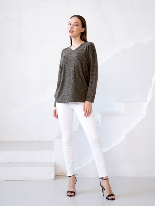 Джемпер жен.арт.417-2,коричневый - Binita фото 2