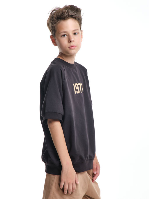 Футболка для мальчика одежда детская подростковая UD 7995 черный