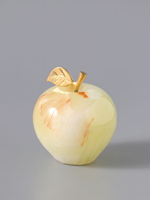 Набор фигурок 4 шт. «Яблоко», 5 см, оникс