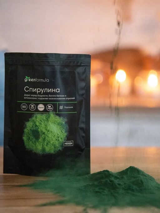 GF Спирулина порошок 300 гр - Greenformula фото 4