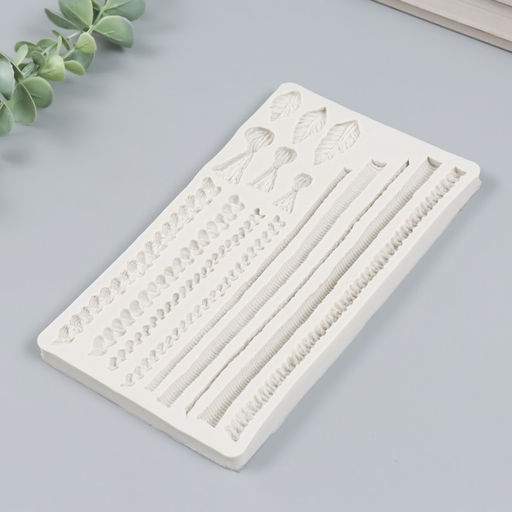 Молд силикононовый «Макраме» 19,6 х 11,1 х 1,2 см