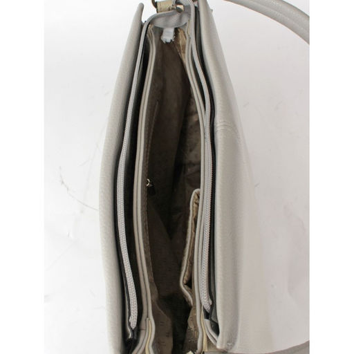 Сумка женская искусственная кожа ADEL-310/2в, 1 отд/плеч рем, серый св флотер 259845 - Adelia фото 3