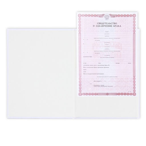 Папка для свидетельства о заключении брака Самый важный день, коллаж, А4 - Долго и счастливо фото 5
