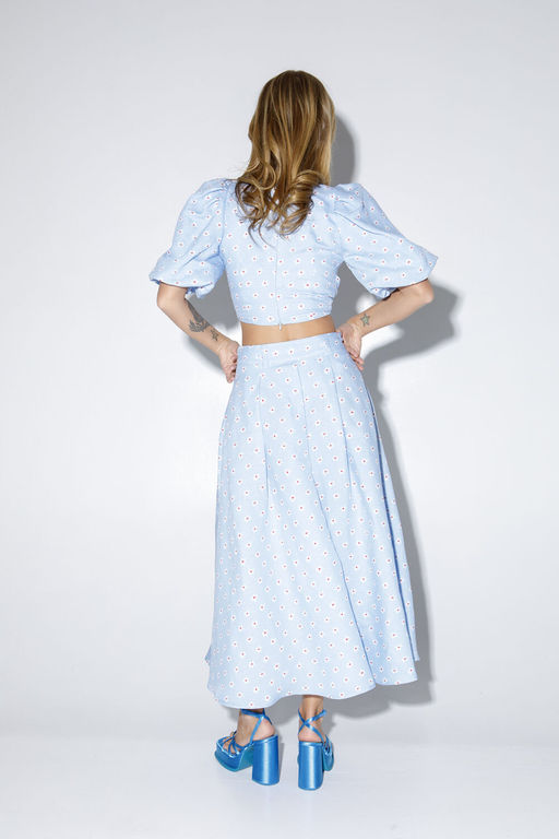 Топ Pirs 5271 голубой  фото 2