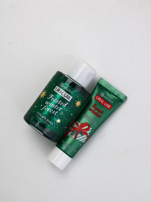 Подарочный набор Happy New Year: гель для душа и крем для рук, Frosted Winter, URAL LAB