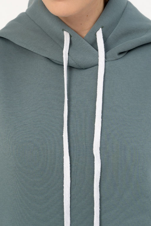 Джемпер женский 323L17-WB т.полынь худи,толстовка - Solo mio фото 6