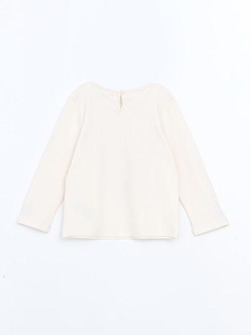 Minnie Mouse Bask?l? K?z ?ocuk Bluz ve Etek 2li Tak?m