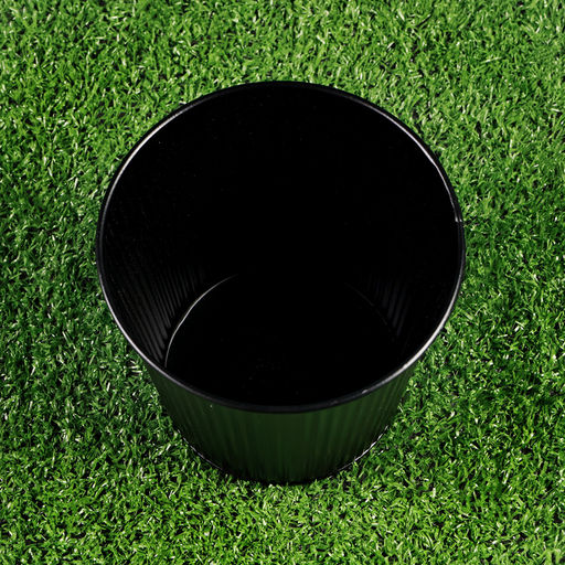 Декоративное кашпо «Ведёрко Килли», 14×14×13 см, металлическое, чёрное