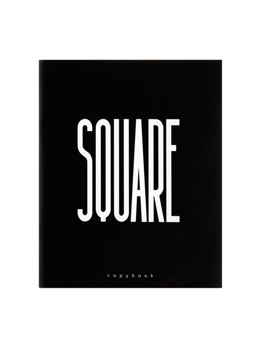 Комплект тетрадей, 96 листов в клетку Calligrata Black and White, 4 штуки