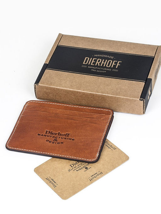 Мужской кожаный кардхолдер (кредитница) Dierhoff Д 6027-923/Р - Sergio valentini фото 5