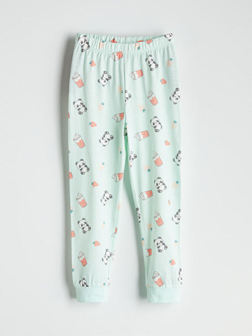 Beli Lastikli K?z ?ocuk Pijama Alt