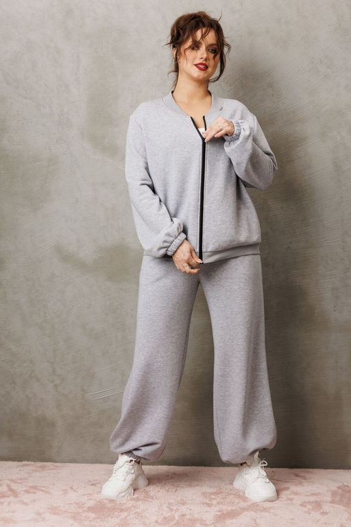 Костюм Anastasia 1317 серый меланж