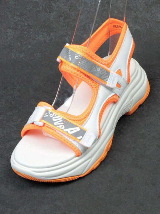 08-PEA44-4 ORANGE Босоножки (натуральная кожа, стелька натуральная кожа) - Фабричный китай фото 5