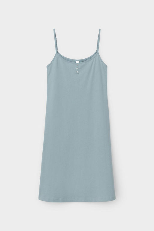 Е 10014/24/пыльно-голубой сорочка жен