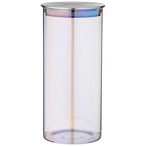 ЕМКОСТЬ ДЛЯ СЫПУЧИХ ПРОДУКТОВ AGNESS RAINBOW 1350 МЛ D=9.5 CM H=21 CM ЦВЕТ:РАДУЖНЫЙ