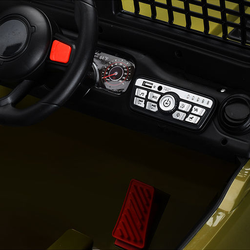 Электромобиль детский "Городской внедорожник" (цвет зеленый)