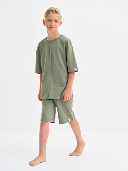 Пижама для мальчика цвета хаки - Kogankids фото 6