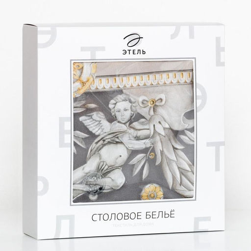 Скатерть Этель Classic style 180х145 см +/-3 см, 100% хлопок, саржа 190 г/м²