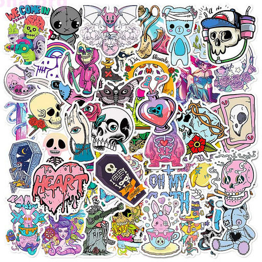 Набор наклеек Death party