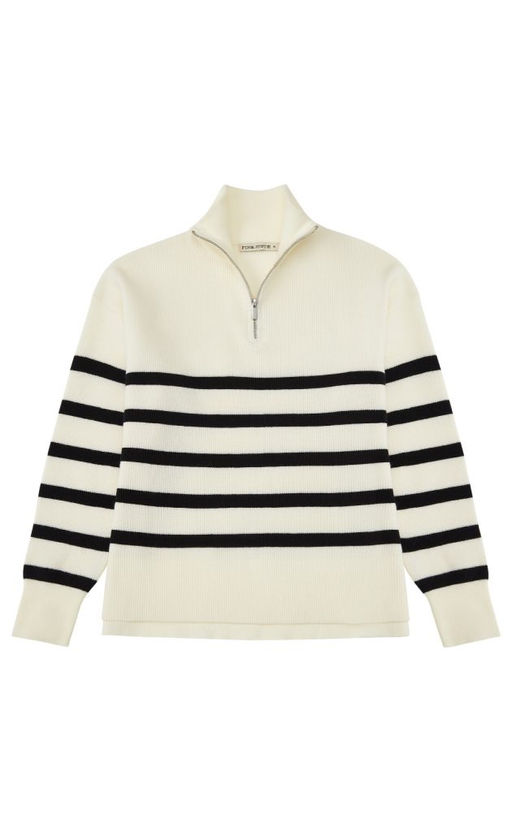 Джемпер F322-15115 white-black - Fine joyce фото 4