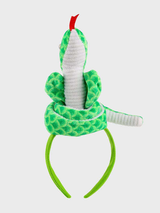 Ободок для волос Змея, зелёный - Simaland фото 3