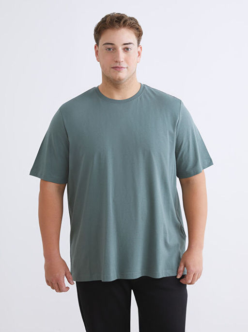 B?y?k Beden Basic Penye Erkek Ti??rt