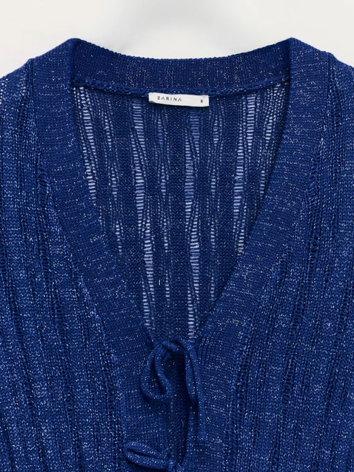 Джемпер на завязках с вискозой в составе / Zarina  фото 4