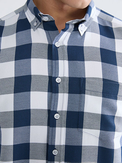 Regular Fit Ekose Erkek G?mlek