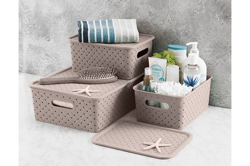 Корзинка 7,5 л 35*24,5*10,5 см Береста мокка - Elan gallery фото 3