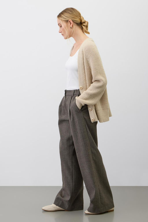 ЕВ 30255/ш/кремовый кардиган жен