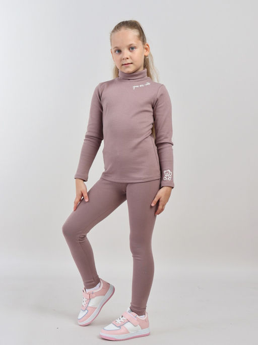 CRB wear / CWKG 70535-31-427 Брюки модель легинсы для девочки,какао  фото 3