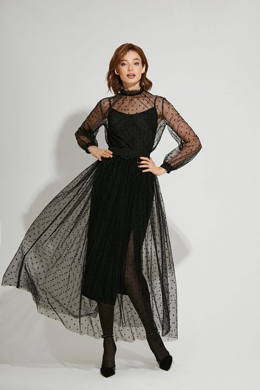 Юбка карандаш с разрезом на ноге "Соблазн"