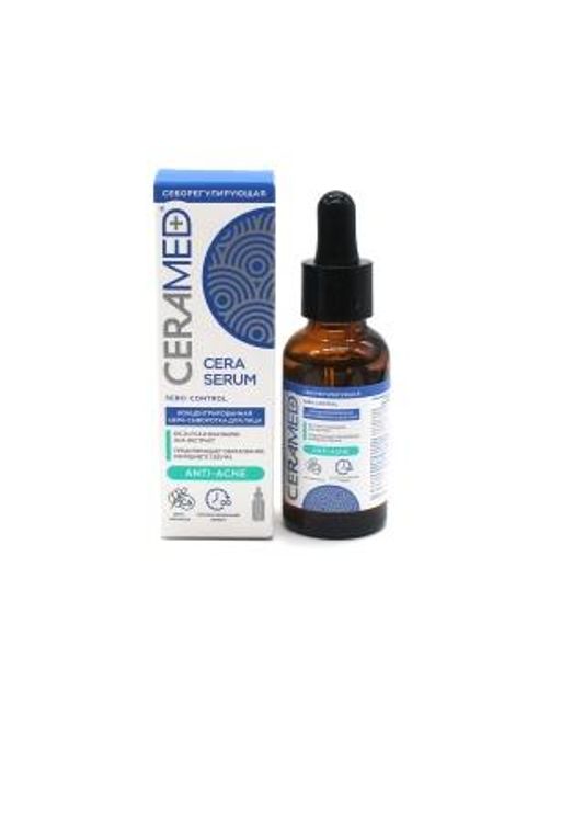 Церамед Цера-сыворотка д/лица Себорегулирующая, ниацинамид и цинк (30мл).6 /92312