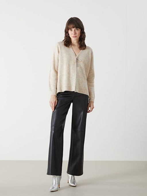 V Yaka Kad?n Triko H?rka