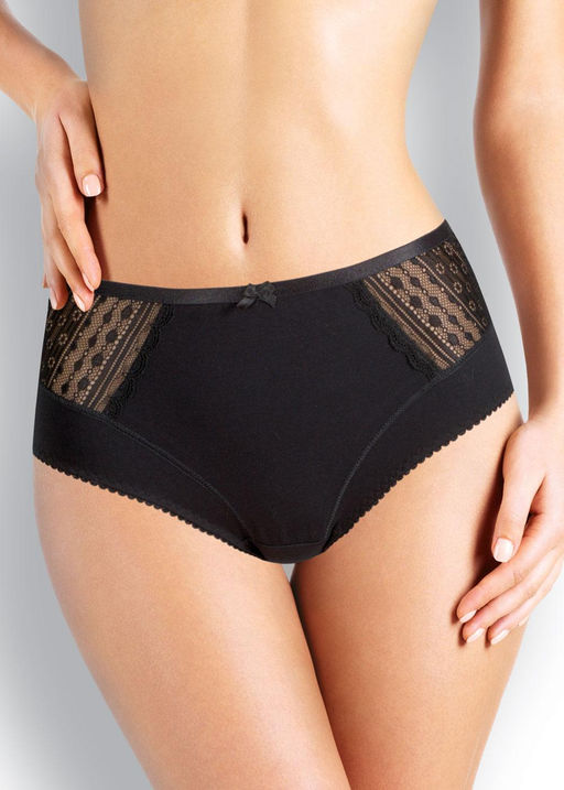 M605 Трусы жен. макси кружево (ЧЗ)
