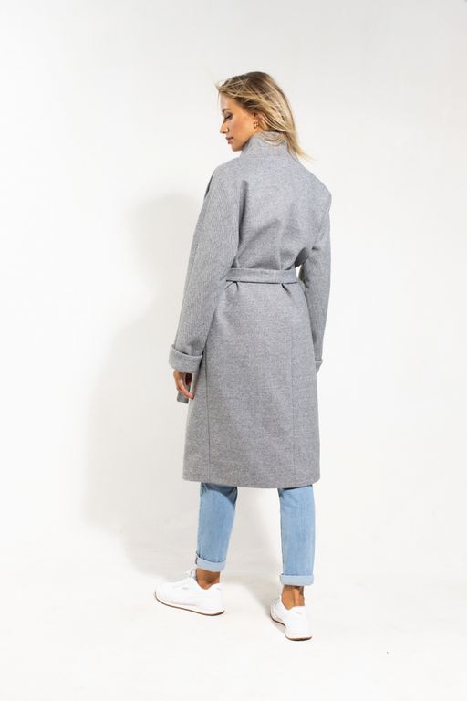 Бажена демисезонное пальто 50% шерсть, 50% полиэстер - Дюто фото 7