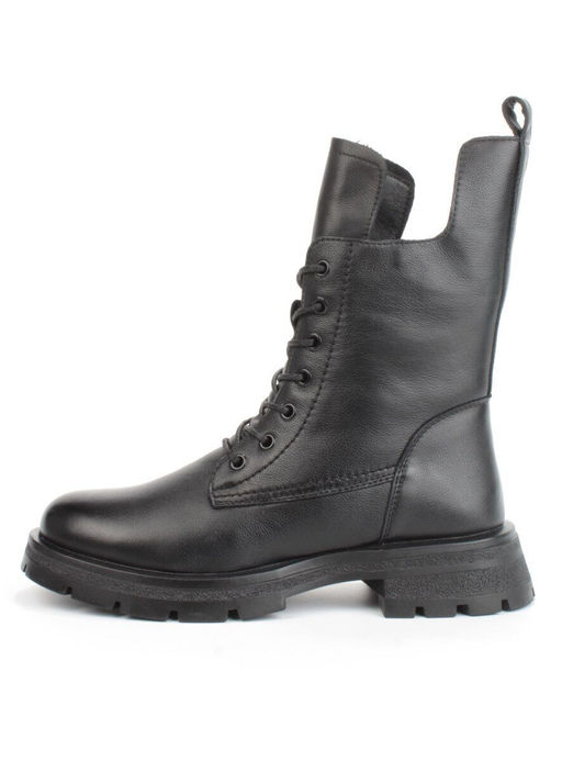 04-A917-1M BLACK Ботинки зимние женские (натуральная кожа, натуральная шерсть) - Фабричный китай фото 3