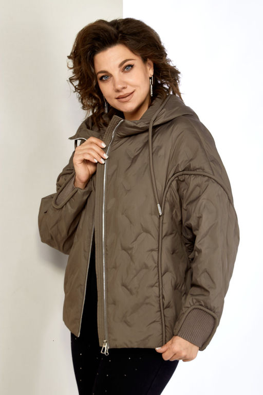 Куртка SHETTI 2195 пепельно-коричневый