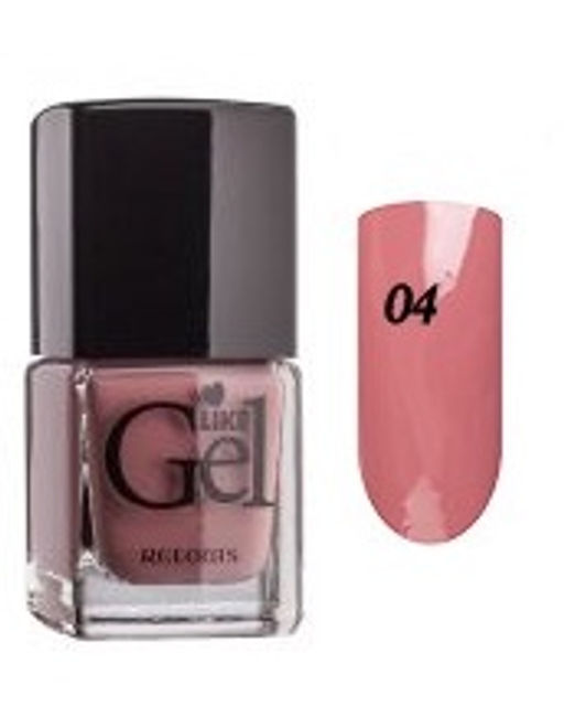 Лак для ногтей с гелевым эффектом"Like Gel" №04 (кремовая ваниль)