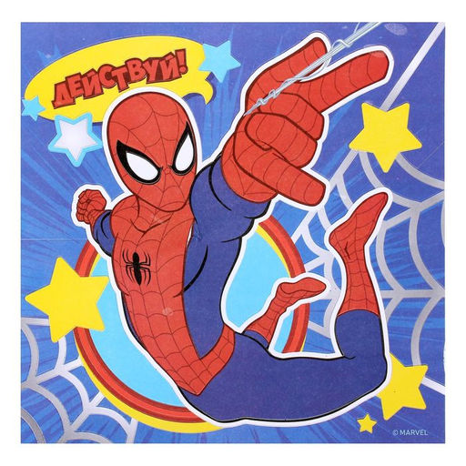 Набор для создания фрески песком Действуй!, Человек-паук - Marvel фото 3