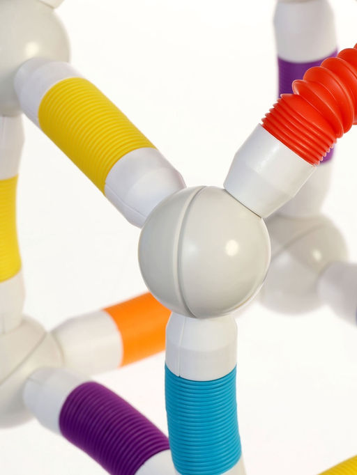 Конструктор магнитный «Развивающие трубы», 36 деталей