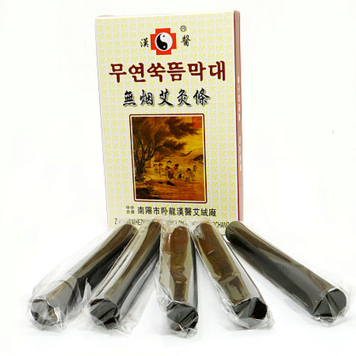 Aромапалочки угольные Moxa Rolls уп-5шт для прижигания 8,5см-13,5см 86гр