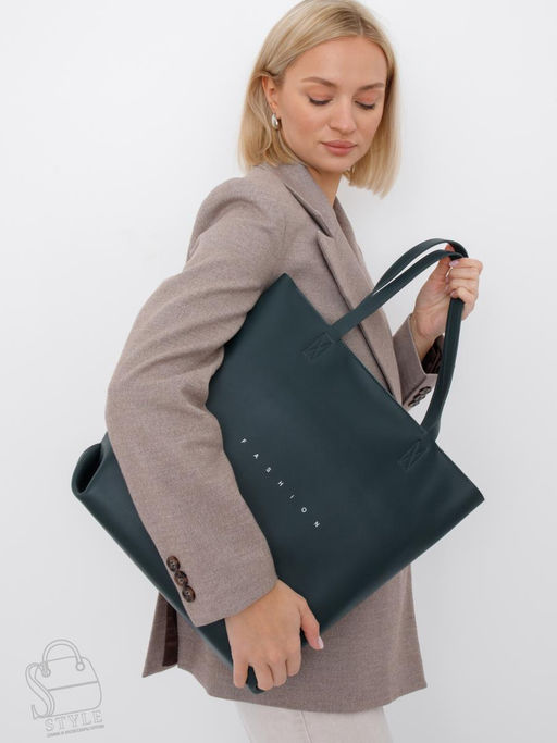 Сумка женская кожаная 6063L d.green Polina&Eiterou  в Новосибирске