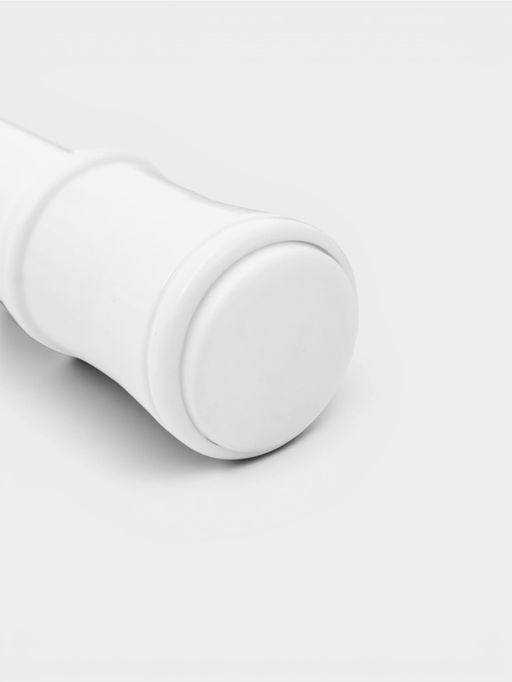 Карниз для ванной комнаты "Эталон" 110-200 см, цвет белый