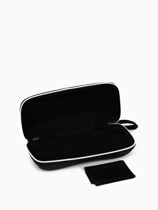 Футляр для очков на молнии «Шартр», длина 16.8 см, с ручкой, чёрный